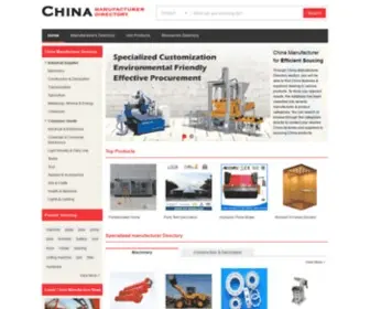 China-Manufacturer-Directory.com(China Manufacturer Directory) Screenshot