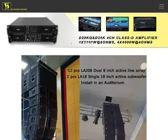 China-Sanway.com(China Digital Power Amplifier) Screenshot
