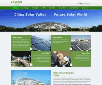 China-Solarcollector.com(Himin Solar Energy) Screenshot