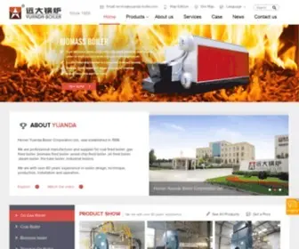 China-Steamboiler.com(Henan Yuanda Boiler Corporation Ltd) Screenshot