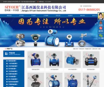 China-XYDC.com(江苏西源仪表科技有限公司) Screenshot
