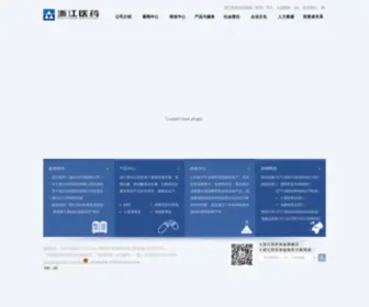 China-ZMC.com(浙江医药股份有限公司) Screenshot