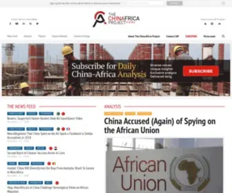 Chinaafricaproject.com(The china global south project (cap)) Screenshot