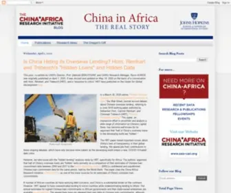 Chinaafricarealstory.com(China in Africa) Screenshot