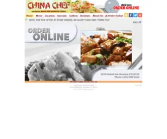 Chinachefhamden.com(China Chef) Screenshot