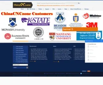 Chinacnczone.com(China Desktop CNC) Screenshot