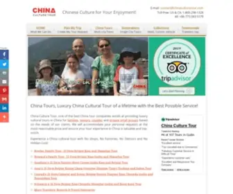 Chinaculturetour.com(China Culture Tours) Screenshot