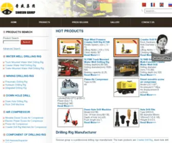 Chinadrillrig.com(Water Well Drilling rig manufacturer) Screenshot