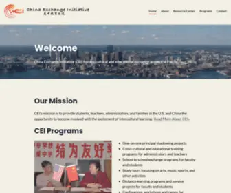 Chinaexchange.org(China Exchange Initiative 美中教育交流) Screenshot