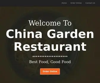 Chinagardenmntogo.com(China Garden Restaurant) Screenshot