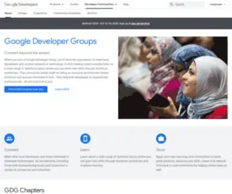 Chinagdg.org(Developer community programs) Screenshot
