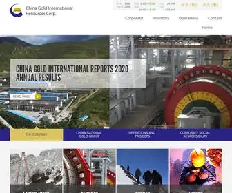 Chinagoldintl.com(China Gold International Resources Corp) Screenshot