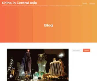 Chinaincentralasia.com("Central Asia) Screenshot