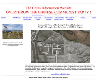 Chinainformation.com.au(The Chinese Holocaust) Screenshot