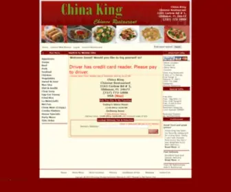 Chinakingoldsmarfl.com(China King Chinese Restaurant Oldsmar) Screenshot