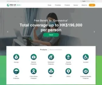 Chinalife.com.hk(China Life (Overseas)) Screenshot