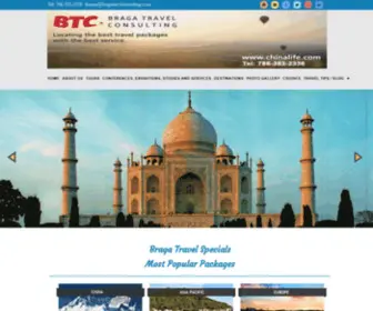 Chinalife.com(Braga Travel Consulting) Screenshot