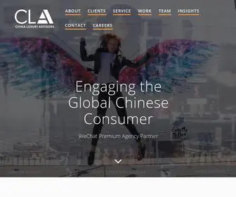 Chinaluxuryadvisors.com(Who We Are China Luxury Advisors Inc (CLA)) Screenshot