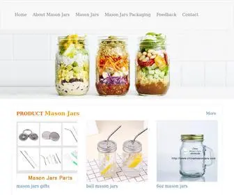 Chinamasonjars.com(China glass jars) Screenshot