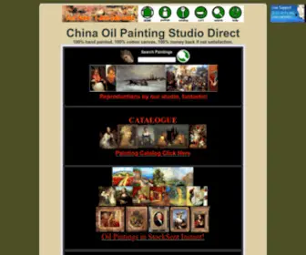Chinaoilpainting.com(China Wholesale Oil Painting Wholesale China Oil Painting) Screenshot