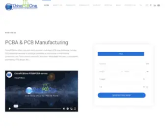 Chinapcbone.com(PCB Manufacturing) Screenshot