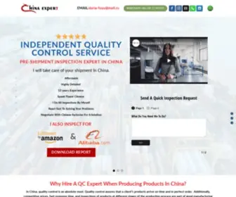 Chinaqualitycontrolservice.com(China Quality Control Service By China QC Expert Daria Sinchugova) Screenshot