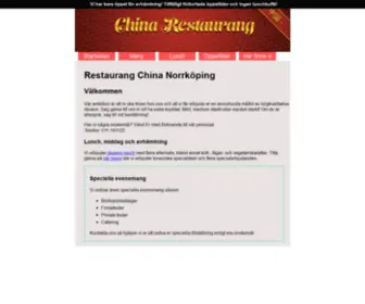 Chinarestaurang.se(Välkommen) Screenshot