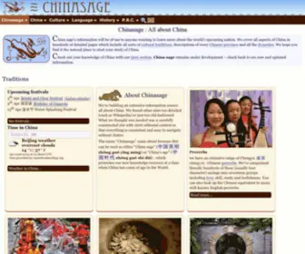 Chinasage.info(All about China) Screenshot