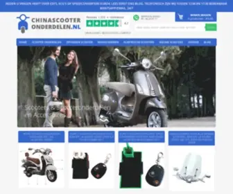 Chinascooteronderdelen.nl(China Scooter Onderdelen) Screenshot