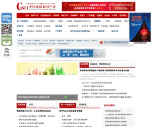 Chinasei.com.cn(中国战略新兴产业网) Screenshot