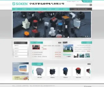 Chinasoken.com(宁波万事达综研电气有限公司) Screenshot