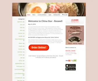 Chinastarroswell.com(China Star) Screenshot