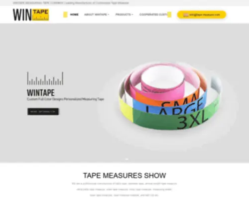 Chinatapemeasure.com(Best professional tape measure manufacturer in China) Screenshot