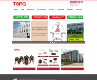 Chinatopq.com(High Quality Ceramic Kamado BBQ Grills From TOPQ Grills) Screenshot