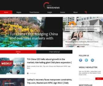 Chinatravelnews.com(Gateway to China's Travel and Tourism Industry) Screenshot