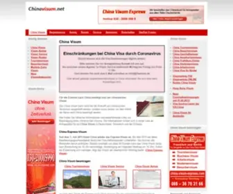 Chinavisum.net(China Visum) Screenshot