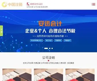 Chinazhuxiao.com(安迅商务有限公司) Screenshot