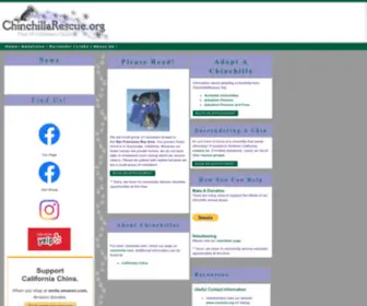 Chinchillarescue.org(Chinchilla Rescue) Screenshot