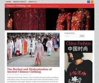 Chinese-Clothing.com(Chinese Fashion Online Shopping and News) Screenshot