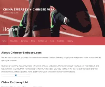 Chinese-Embassy.com(Chinese Embassy) Screenshot