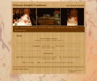 Chinesedelightfrodsham.co.uk(Chinese Delight) Screenshot