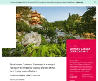 Chinesegarden.com.au(Chinese Garden of Friendship) Screenshot