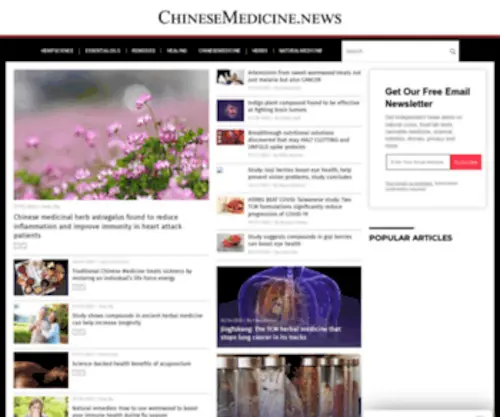 Chinesemedicine.news(Chinese Medicine News) Screenshot