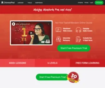 Chinesepod.com(Chinesepod) Screenshot