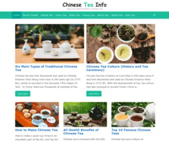 Chineseteainfo.com(Chinese Tea Info) Screenshot