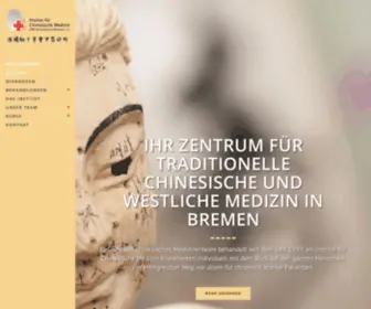 Chinesisches-Institut.de(Institut für Chinesische Medizin) Screenshot