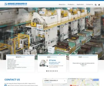 Chinfong.com(沖床) Screenshot