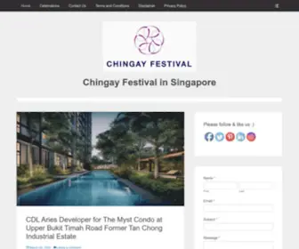 Chingay.org.sg(Chingay Festival in Singapore) Screenshot