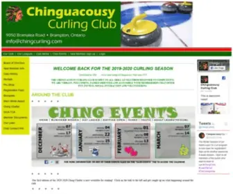 Chingcurling.com(Chinguacousy Curling Club) Screenshot