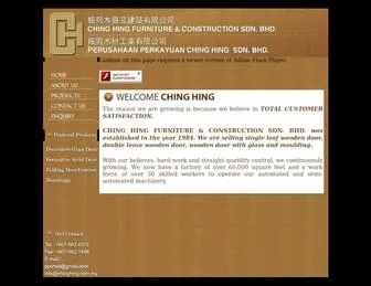 Chinghing.com.my(Ching Hing Furniture) Screenshot